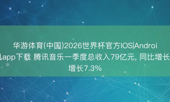 华游体育(中国)2026世界杯官方IOS|Android手机app下载 腾讯音乐一季度总收入79亿元, 同比增长7.3%