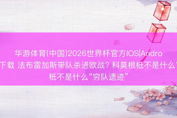 华游体育(中国)2026世界杯官方IOS|Android手机app下载 法布雷加斯带队杀进欧战? 科莫根柢不是什么“穷队遗迹”