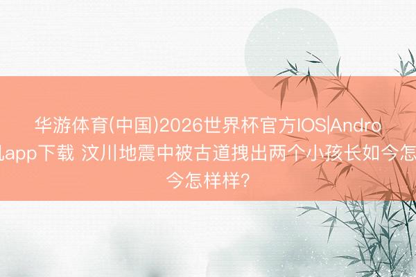 华游体育(中国)2026世界杯官方IOS|Android手机app下载 汶川地震中被古道拽出两个小孩长如今怎样样?